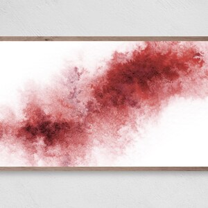 Samsung Frame TV Art, Blush Streak Watercolor, Samsung Art TV, Abstract Art, Digital Download for Samsung Frame, Digital Download