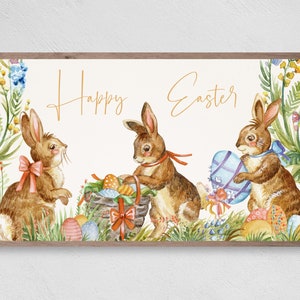 Samsung Frame TV Art Easter, Easter Bunny Helpers, Instant Download, Spring, Easter, Frame TV Art, Samsung Art TV, Digital Download