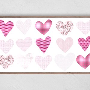 Valentine&#39;s Day Samsung Frame TV Art, Valentine&#39;s Day Heart Art, Instant Download, Valentine, Frame TV Art, Samsung Art tv, Valentine Decor