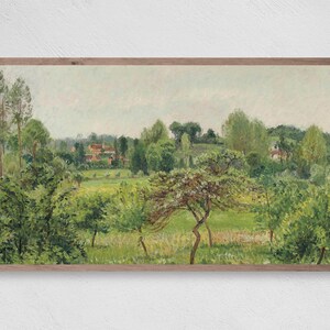 Samsung Frame TV Art, Vintage Watercolor Countryside, Frame TV Art, Samsung Art TV, Digital Download for Samsung Frame, Digital Tv Art