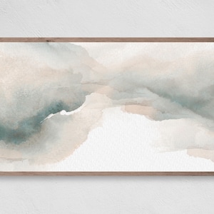 Clouds at Dawn Watercolor Art for Samsung Frame TV (Digital Download)