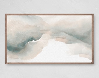 Clouds at Dawn Watercolor Art for Samsung Frame TV (Digital Download)