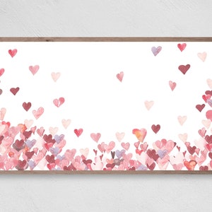 Samsung Frame TV Art Valentines Day, Falling for You Hearts, Instant Download, Love, Heart, Valentine, Frame TV Art, Samsung Art TV