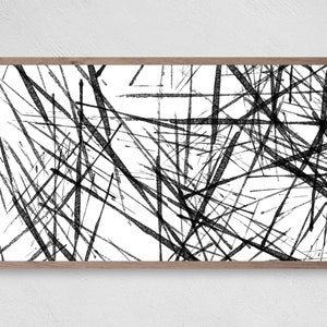 Samsung Frame TV Art, Instant Download, Modern Black and White, Samsung Art TV, Digital Download for Samsung Frame