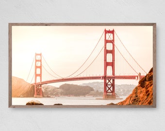 Arte para televisor Samsung Frame del puente Golden Gate, San Francisco (Descarga digital)