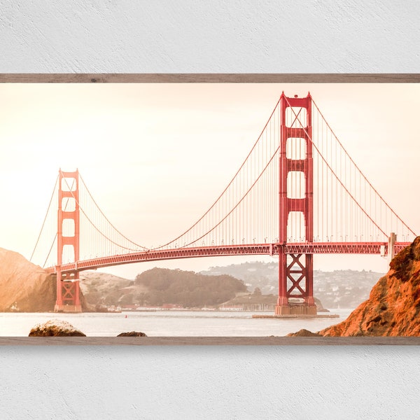 Samsung Frame TV Art, Golden Gate Bridge, San Francisco, Samsung Art TV, Digital Download for Samsung Frame, Instant Download