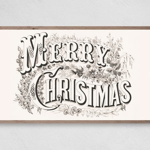 Winter Frame TV Art Samsung Frame TV Art Christmas Instant Download Santa Vintage Santa/'s Sleigh Christmas Samsung Art TV