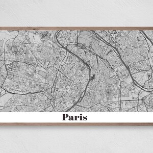 Samsung Frame TV Art, Paris Stadtplan, Sofort Download, Samsung Art TV, Digitaler Download für Samsung Frame, Map Art, Sofort Download