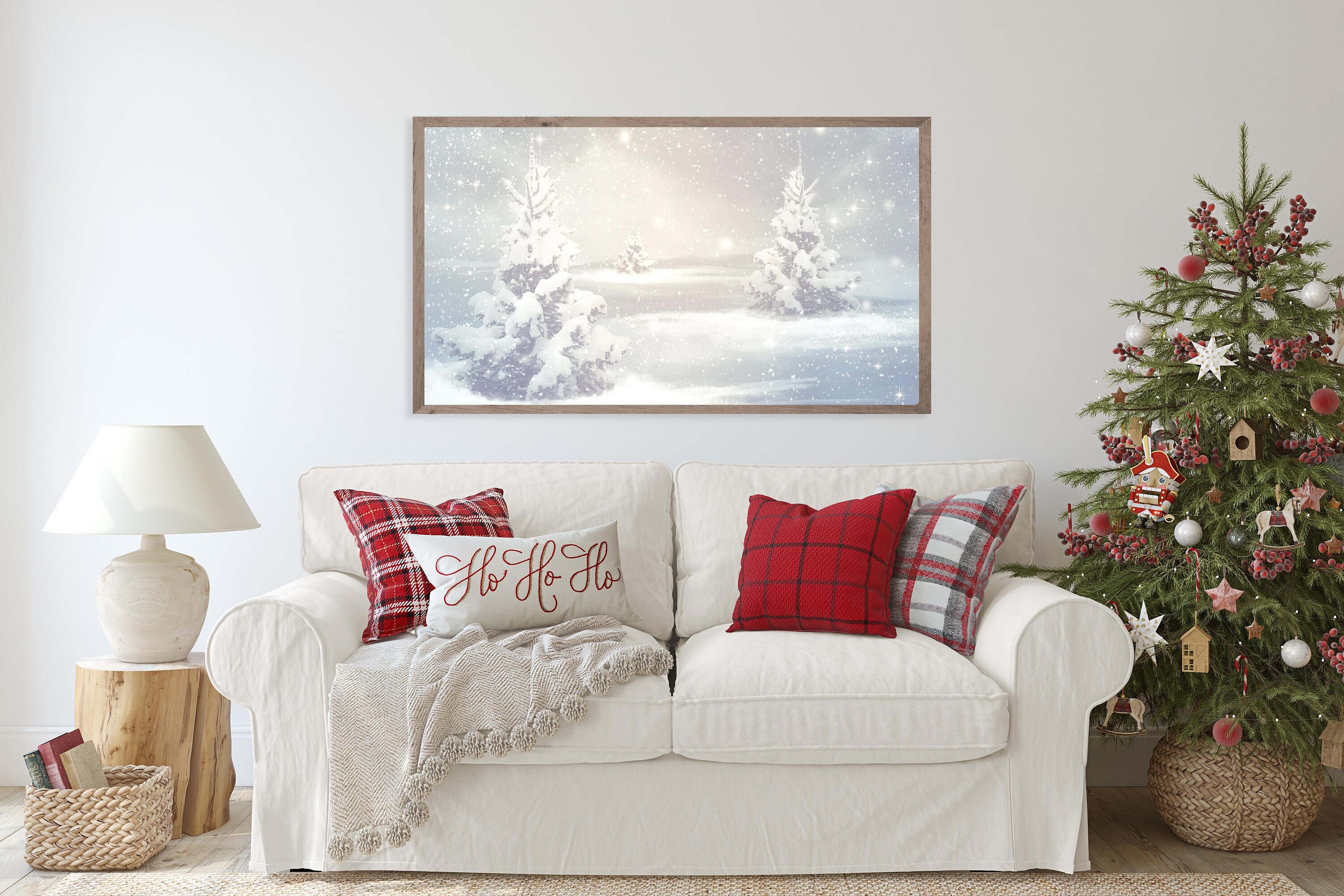 Vintage Winter Landscape Samsung Frame TV Art Instant | Etsy
