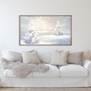 Vintage Winter Landscape Samsung Frame TV Art Instant - Etsy