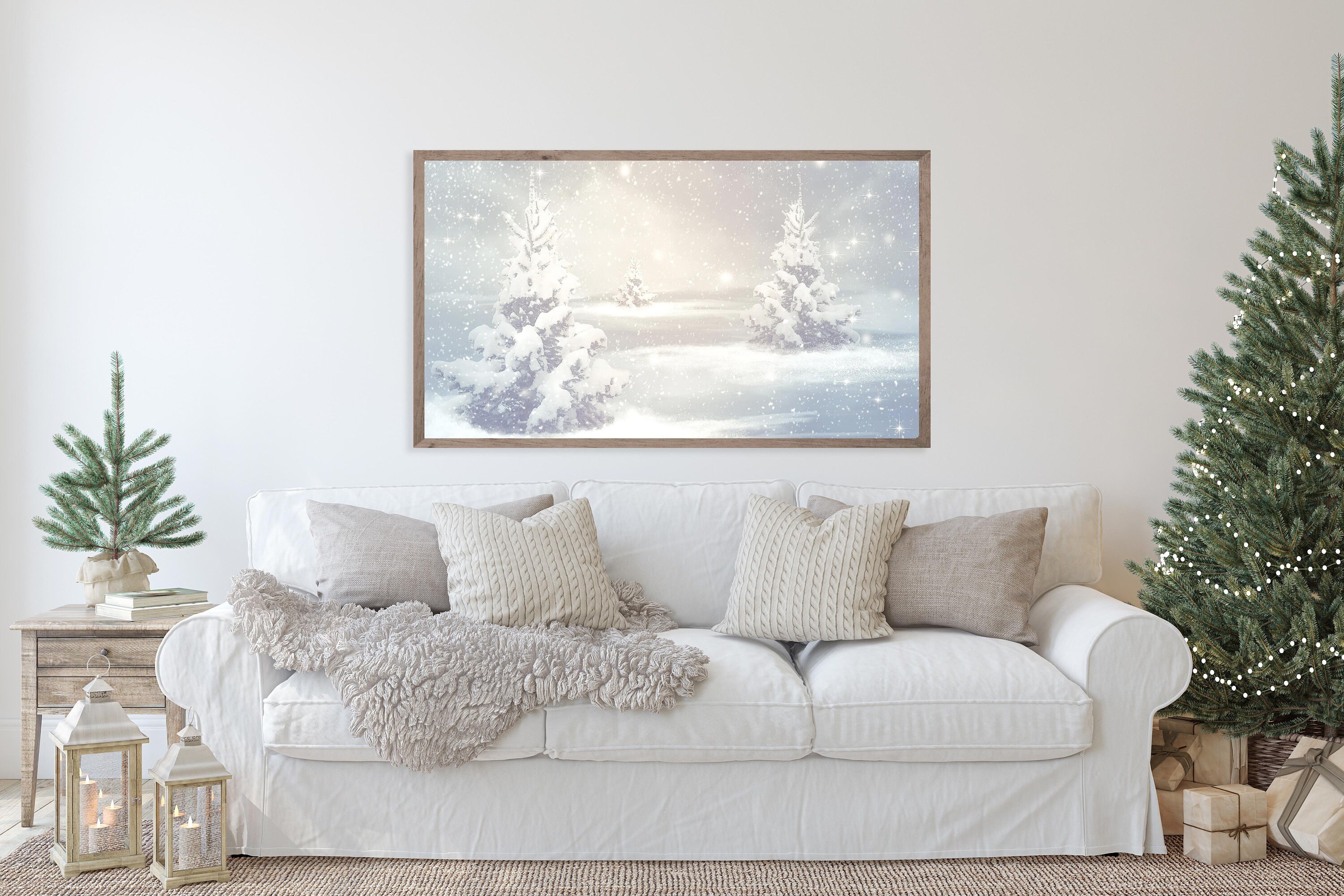 Vintage Winter Landscape Samsung Frame TV Art Instant | Etsy