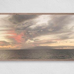 Samsung Frame TV Art, Silver Sky, Instant Download, Samsung Art TV, Digital Download for Samsung Frame