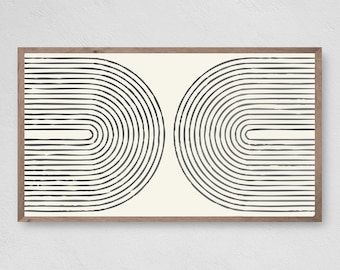 Black and White Arches Samsung Frame TV Art (Digital Download)