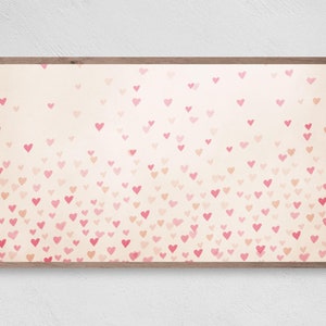 Valentine&#39;s Day Samsung Frame TV Art, Tiny Heart Waterfall Art, Instant Download, Valentine, Frame TV Art, Samsung Art tv
