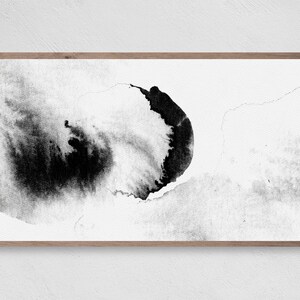 Samsung Frame TV Art, Modern Black and White Wash, Samsung Art TV, Abstract Art, Digital Download for Samsung Frame, Digital Download
