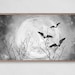 Samsung Frame TV Art Halloween, Bats in the Moon, Instant Download, Fall, Halloween, Frame TV Art, Samsung Art TV, Digital Download