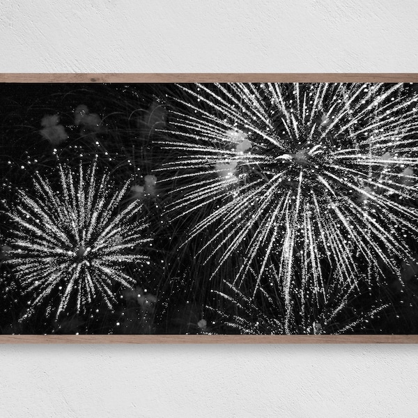 Samsung Frame TV Art 4th of July, Fireworks, Instant Download, Summer, New Years, 4th of July, Frame TV Art, Samsung Art