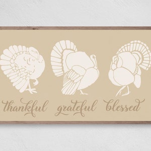 Samsung Frame TV Art Thanksgiving, Thanksgiving Thankful, Instant Download, Frame TV Art, Samsung Art TV, Digital Download for Samsung Frame
