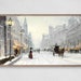 Samsung Frame TV Art, Winter Snow in the City, Instant Download, Winter, Christmas, Snow, Frame TV Art, Samsung Art TV, Digital Download