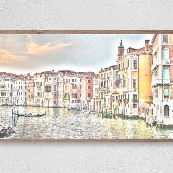 Samsung Frame TV Art, Venice Canal, Instant Download, Italy, Samsung Art TV, Digital Download for Samsung Frame, Instant Download