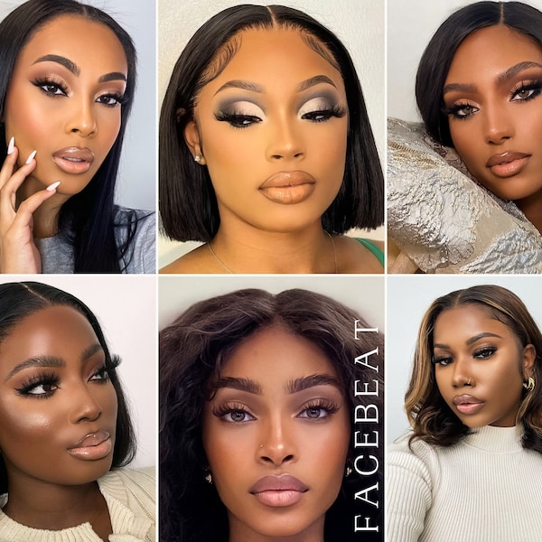 10 Lightroom mobile presets Facebeat|Makeup presets|Filter presets| Lifestyle beauty blogger selfie presets| Dark skin presets| melanin