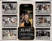 25000+ Faceless Reels Bundle for Instagram, Viral Digital Marketing Videos for Instagram, tiktok , Aesthetic Reels MRR PLR Video Bundle