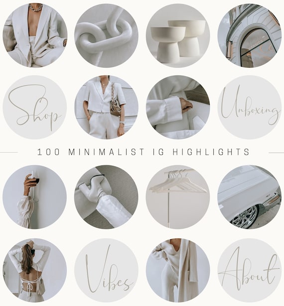 Stylish Instagram Highlight Covers 100 Minimal Aesthetic -  Israel