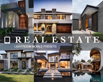 3 Lightroom Presets Mobile Real Estate| Interior design| Home Presets|architecture presets| bright airy HDR Property presets| mobile presets
