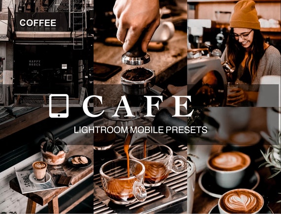 4 Lightroom mobile presets cafe| instagram blogger presets|aesthetic presets|coffee presets|brown presets|barista blogger|Coffee presets