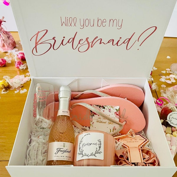 Bridesmaid Proposal Gift Box, Bridesmaid Proposal Box, Personalised Bridesmaid Proposal Gift Box, Bridesmaid Box, content not included