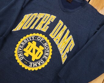 yellow notre dame sweatshirt