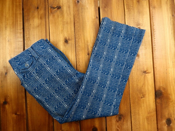 Vintage Abstract Pattern Pants Size 38 D18