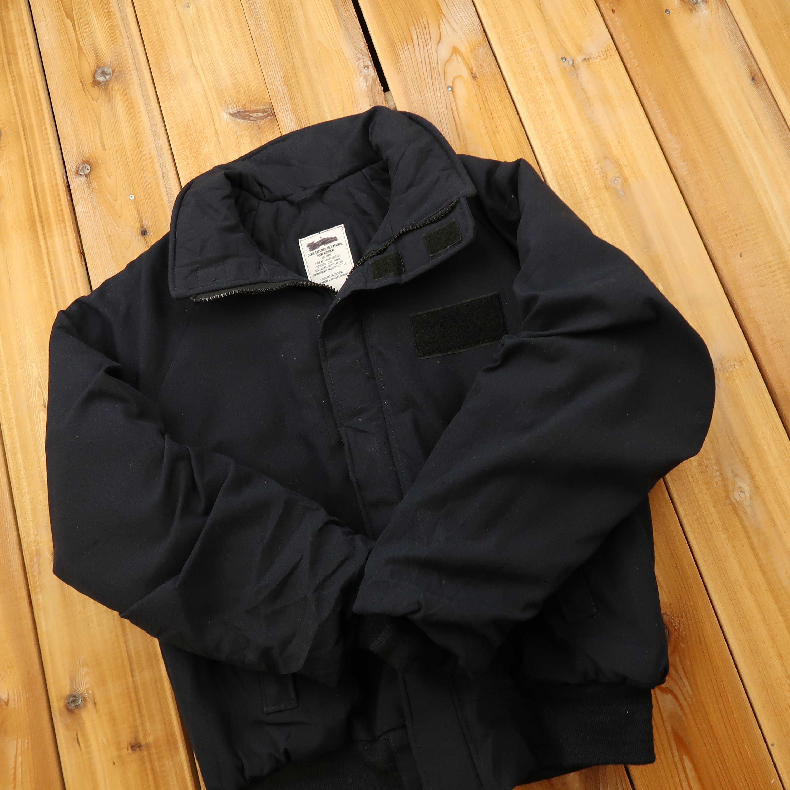 US Navy Shipboard Cold Weather Flame Resistant Jacket Size Etsy