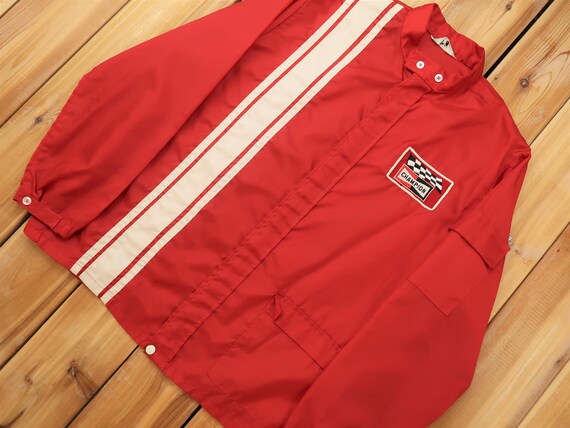 70s Swingster Champion Car Racing Windbreaker Size