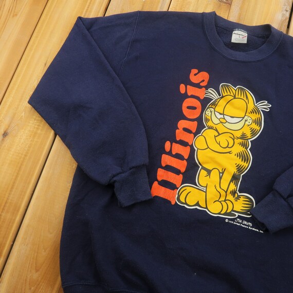 1978 Garfield Illinois Sweater Size LargeA8