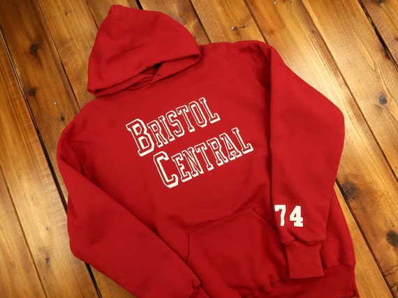 Russell Athletic Bristol Central Lined Hoodie Size