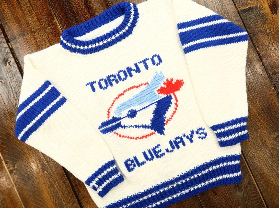Vintage MLB Toronto Blue Jays Sweater Kids' Size L D20 Etsy