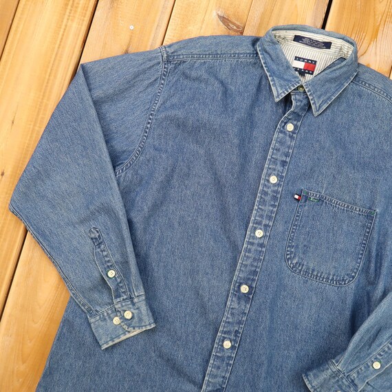 Tommy Hilfiger Tommy Jeans Vintage Denim Shirts Si