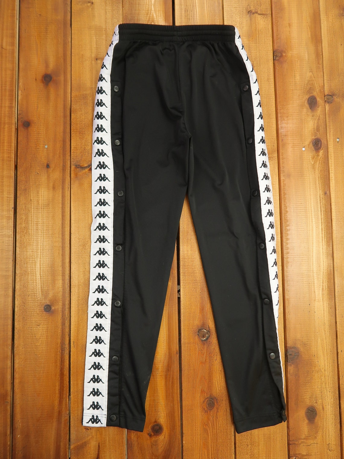 kappa button track pants