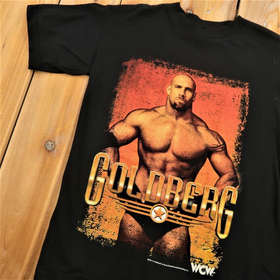 Vintage Goldberg WCW Wrestling T Shirt Size SmallA