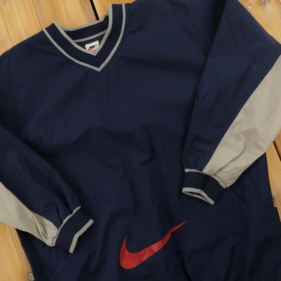 Nike Pullover V neck Windbreaker Jacket Size Youth