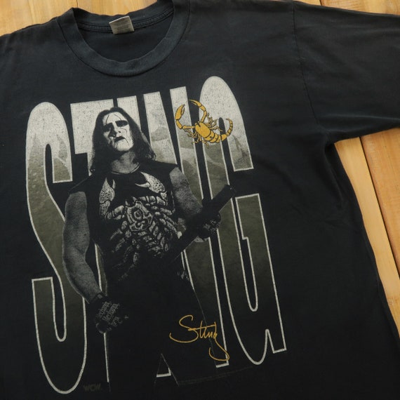 WCW Sting 1998 Rare Wrestling T shirt Size XL A1