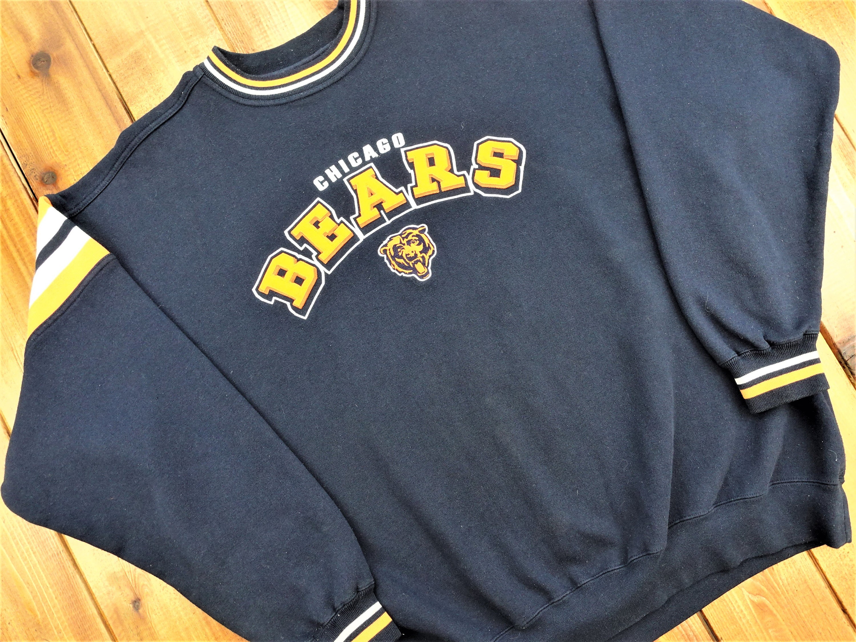Vintage Chicago Bears NFL Embroidered Sweatshirt Size 2XL D34 Etsy