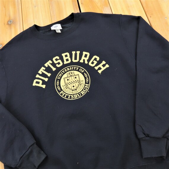 University Of Pittsburgh Vintage Champion Eco Swea