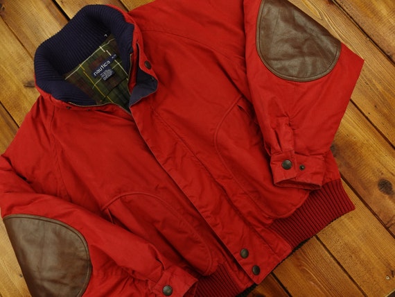 Nautica Plaid Lined Winter Jacket Size XL D12
