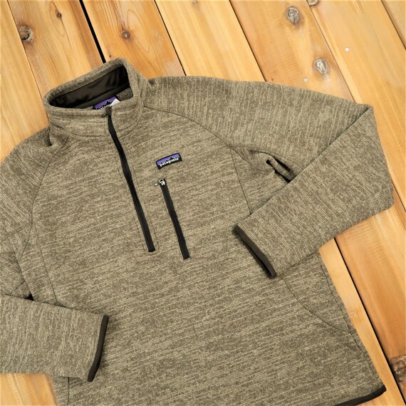 Patagonia Quarter Zip Fleece Sweater Size LargeA11