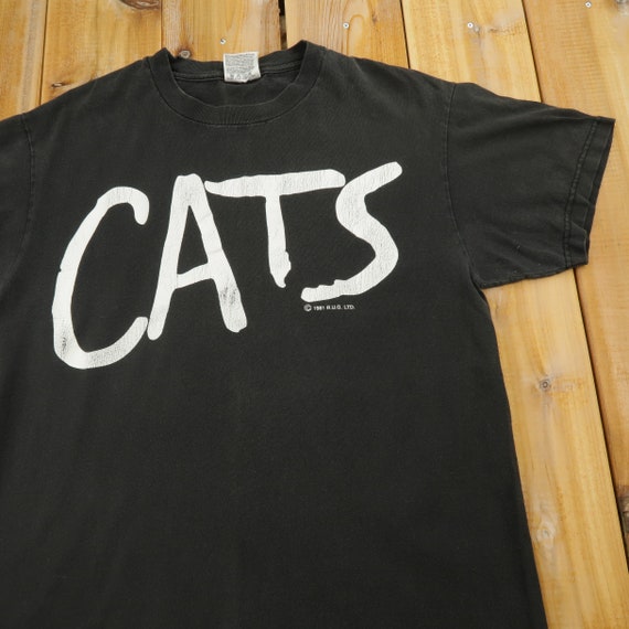 1981 Cats Broadway Musical Double Graphic T Shirt