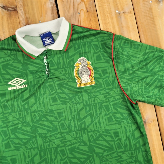 Umbro 1992 Mexico Soccer Jersey Size Large