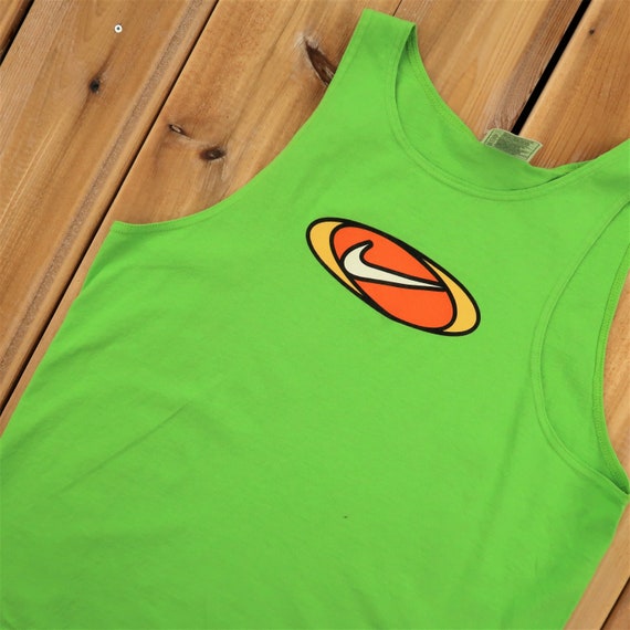 90s Nike Swoosh Tank Top Size XL Made In USA B10