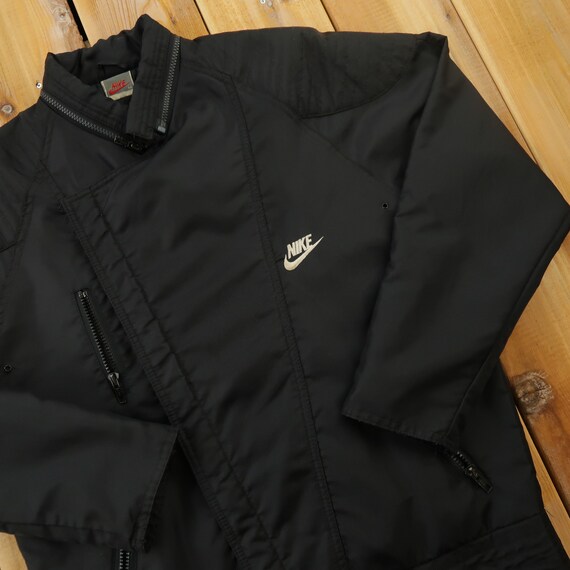 1990s Nike Motorcycle Style Windbreaker Size Mediu